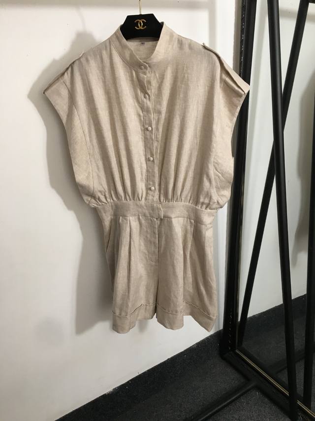 Style No. 20252898 Brunello Cucinell* Bc new niche design linen waistcoat vest j