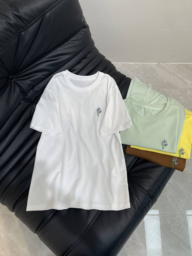 Loew*25 spring and summer new short-sleeved T-shirt with small letters and small