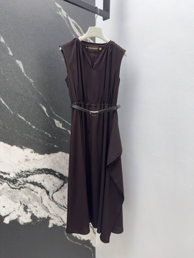 Max 25Ss Spring and summer new arrival Hepburn style elegant half-open collar wa