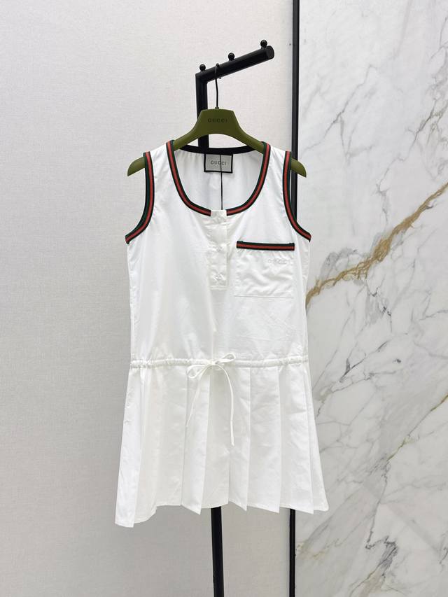 Gu 25Ss The latest spring and summer college style red and blue ribbon splicing