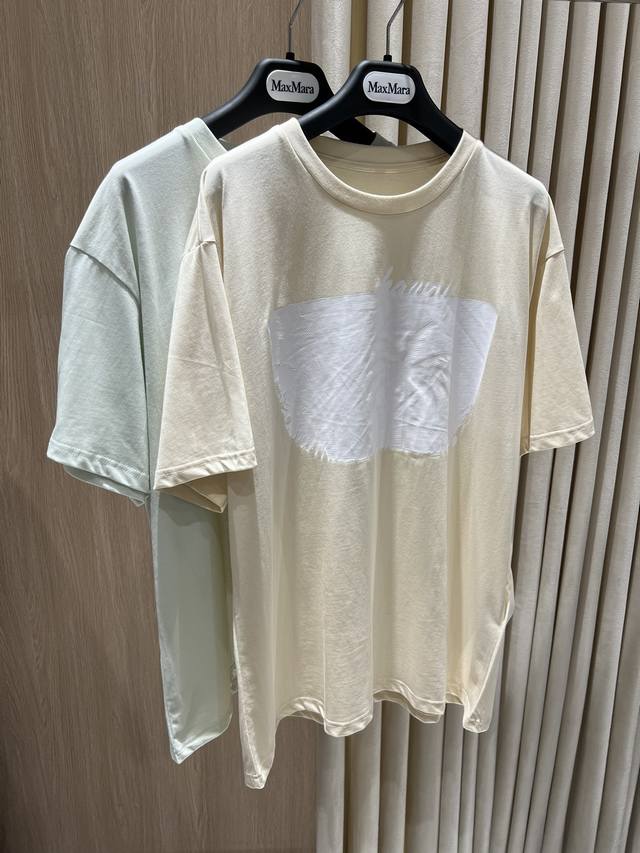 New Mm6 Maison Margiela Cotton Short Sleeve T-shirt New this season, Mm6 launche
