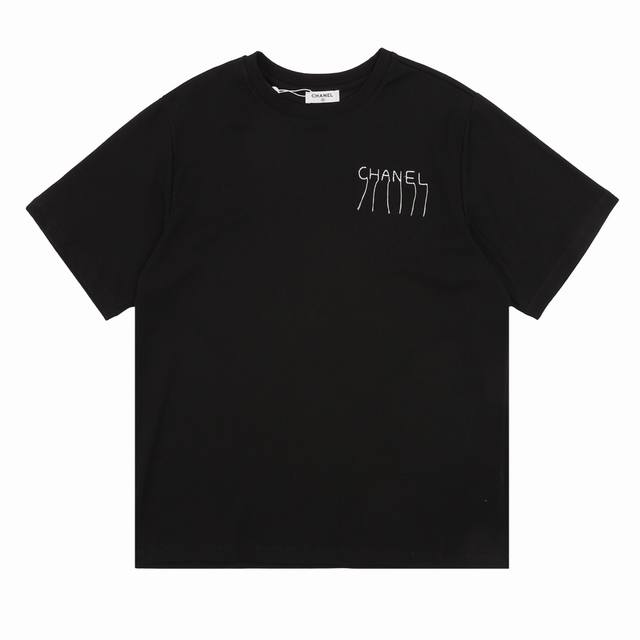 Chanel Chanel small letter Logo short sleeve T-shirt Size: SL