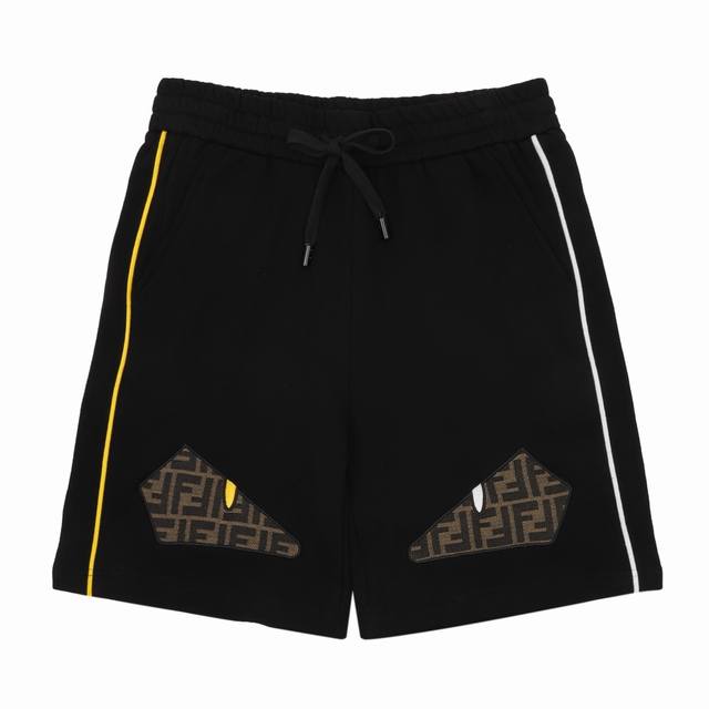 Fendi Fendi monster eye embroidered shorts Size: Xs-L