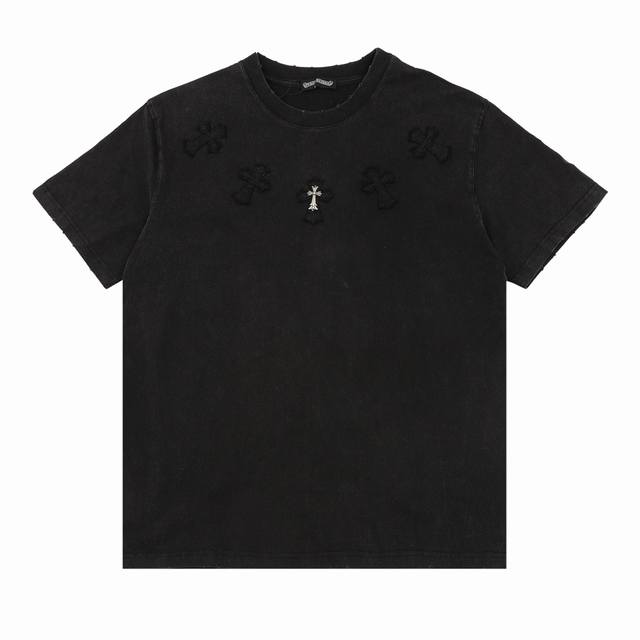 Chrome Hearts Chrome Hearts washed cross patch short sleeves Size: SL