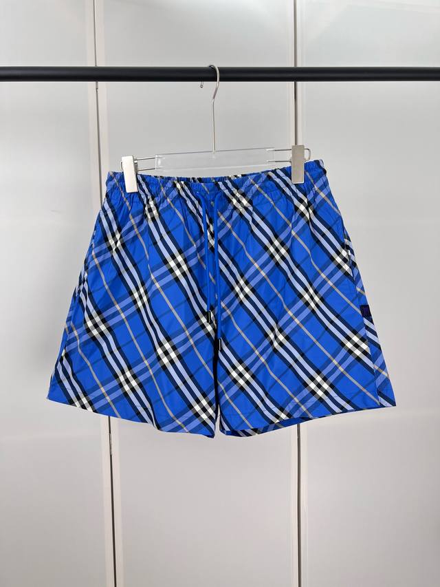 Bbr Burberry twill check drawstring shorts SML Xl