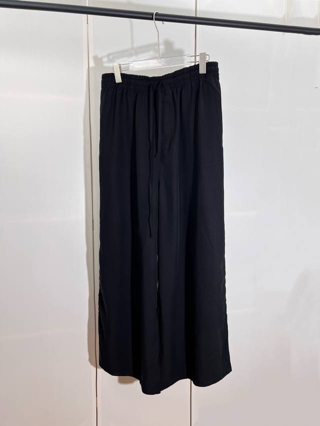 Loewe pocket embroidered silk trousers 46 48 50 52