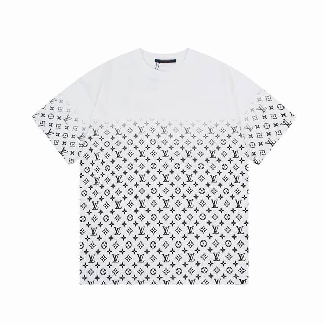 Louis Vuitton monogram half-length full-body gradient print The large logo is ex