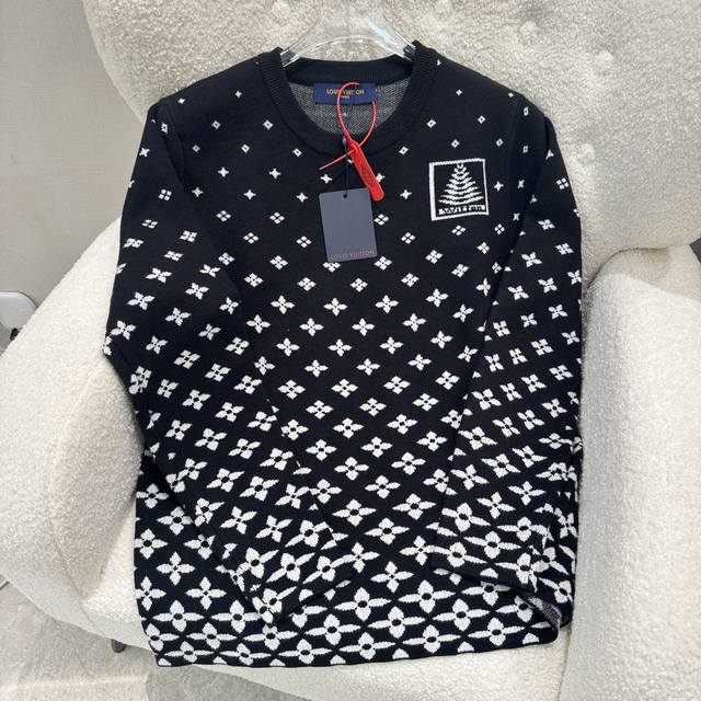 Louis Vuitton 1V24Fw New autumn and winter ski Christmas wear knitted pullover G