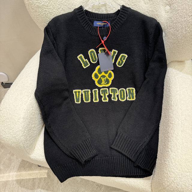 Louis Vuitton New autumn and winter knitted pullover With heavy-duty high-end pe