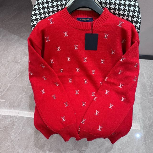 Louis Vuitton 24* New early autumn loose casual sports round neck pullover Class
