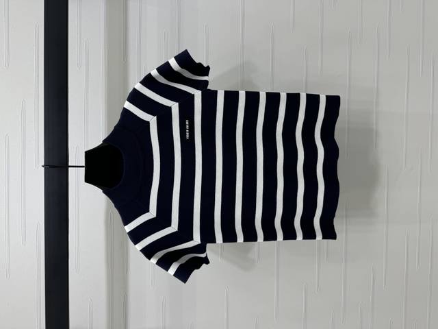 New original high-end quality Miumi*2025 spring and summer latest series! Stripe