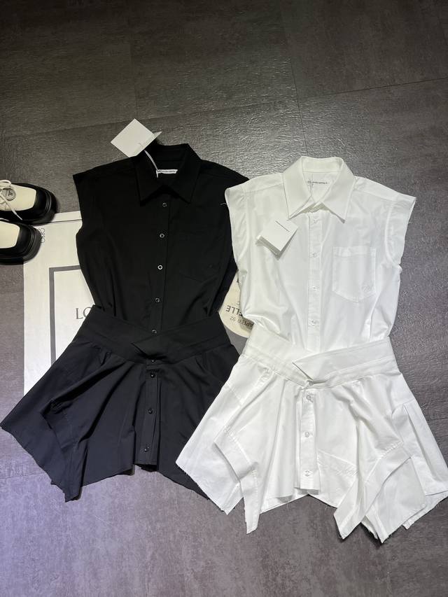 Pp Original development Alexanderwan** Alexander Wang ladies stacked sleeveless
