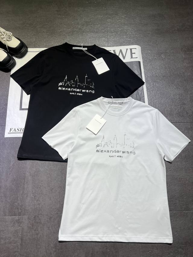 Pp Original development Alexanderwan* Alexander Wang unisex oversized logo washe