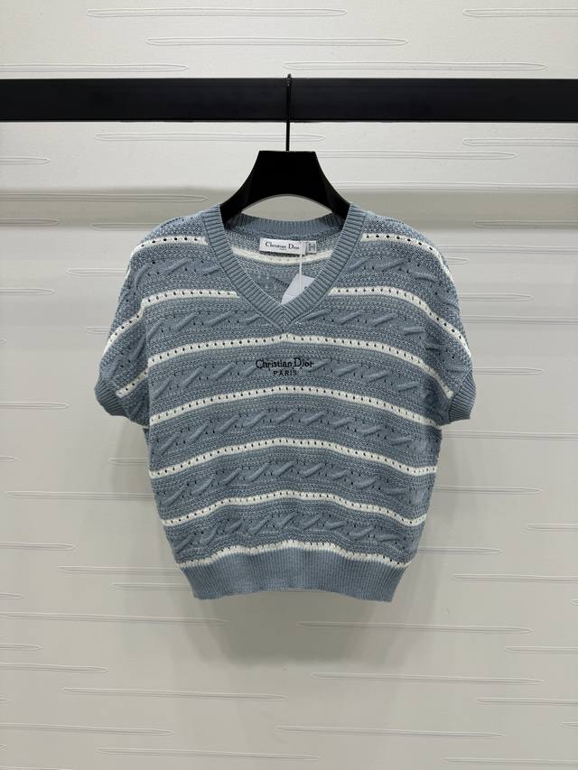 New original high-end quality Dio*2025 Spring and Summer latest series! V-neck k