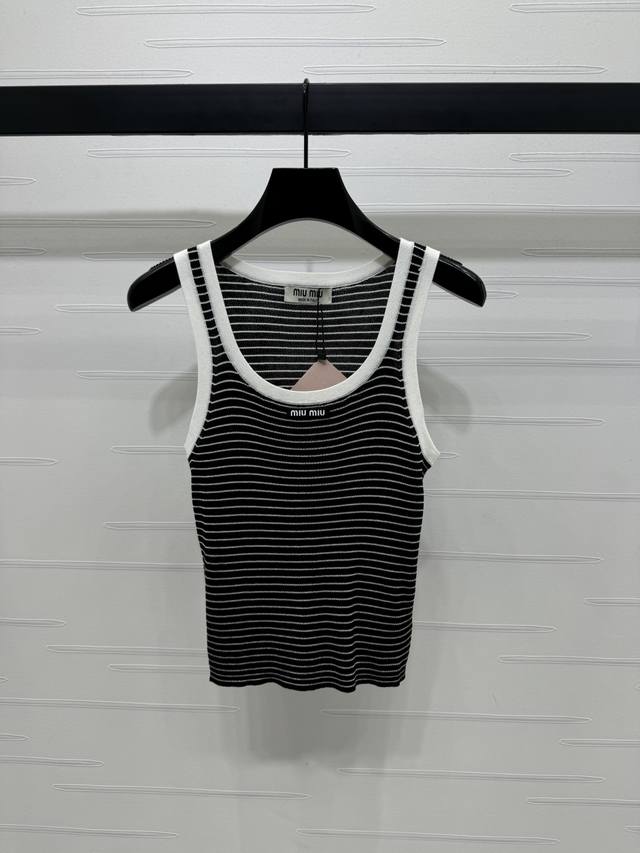 New original high-end quality Miumi*2025 spring and summer latest series! Stripe