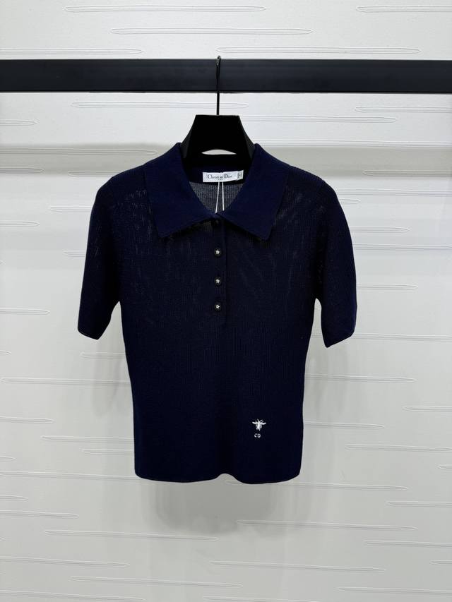 New original high-end quality Dio* 2025 Spring and Summer new series! Lapel knit