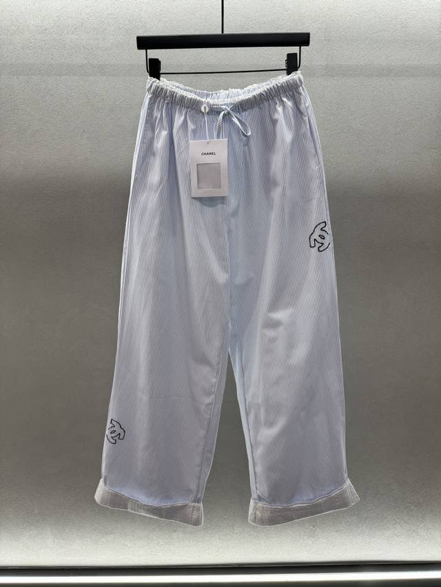 2680 Spring And Summer ! Chanel vintage striped trousers, fresh and clean