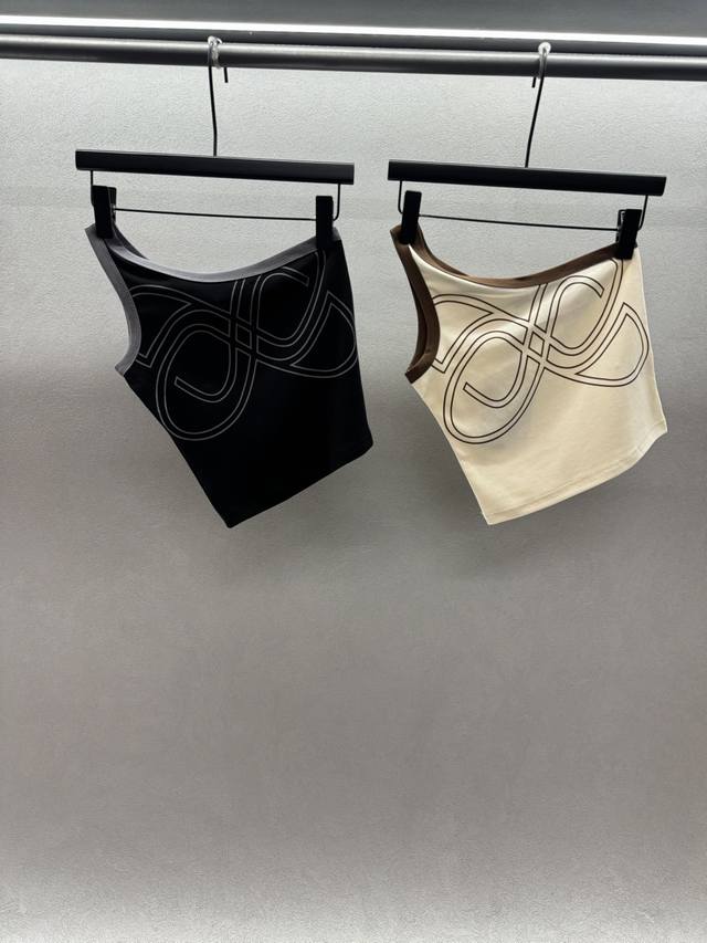 2680 Spring And Summer ! Ann one-shoulder vest! A must-have for sweet and cool g
