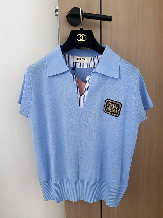 New original high-end quality Miumi*2025 spring and summer latest series! Lapel