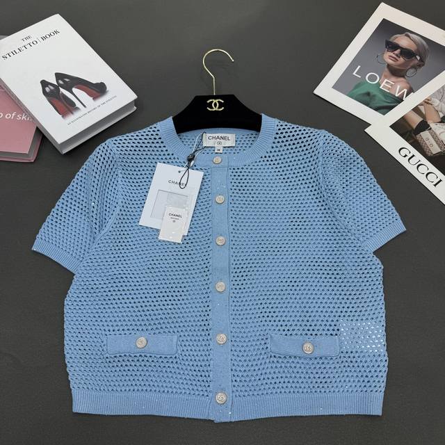 Summer Xiaoxiang new customized skin-friendly cool breathable sequined yarn, mes