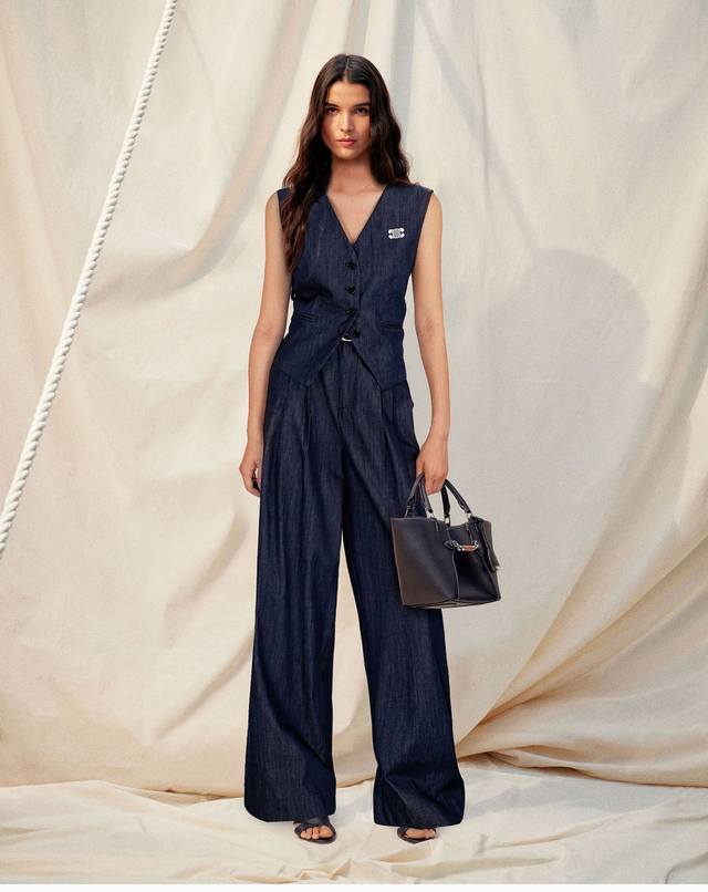 suit New Arrival 25 Early Autumn Celine Fashion Linen Vest Trousers Suit! Suit!