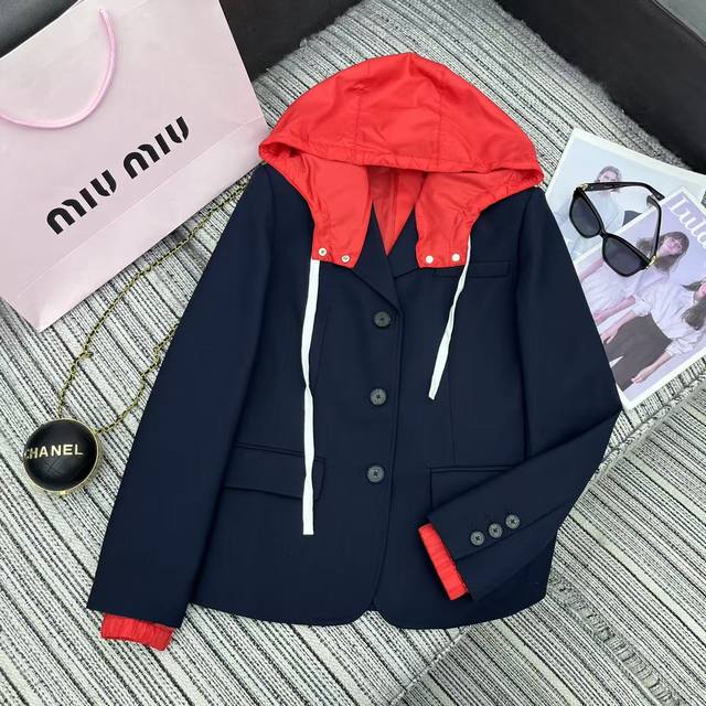 Highly recommend the 25th year early autumn series Miu* new contrast color fake