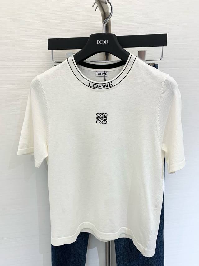 two-color round neck short sleeve embroidery pattern decoration matching! Super