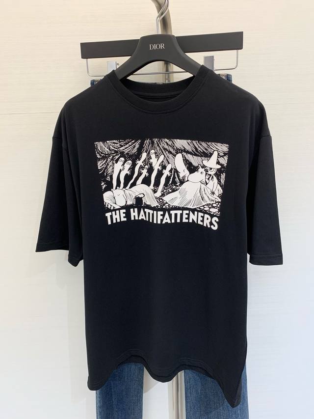 Co-branded retro loose shirt full of creativity and fun series American style fu