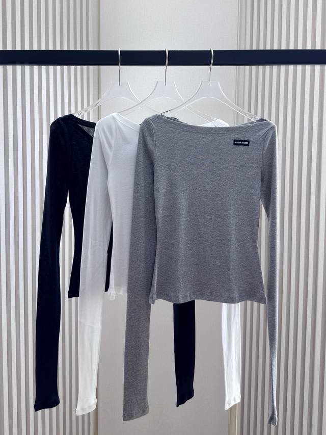 Miu-Y, , new style one-shoulder ultra-thin cotton top Customized cotton material