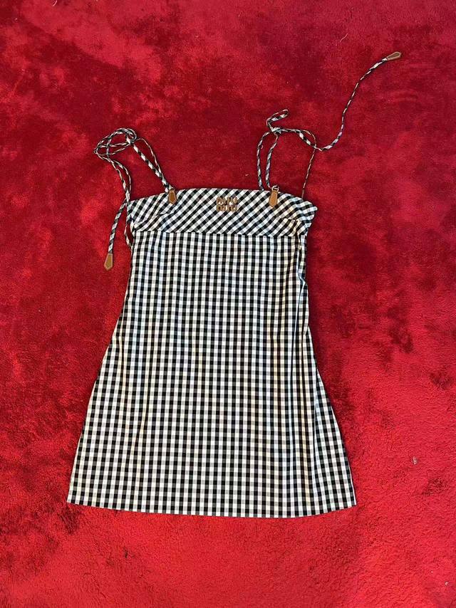 Miu-W, , plaid suspender skirt. Original development, Sml, spot