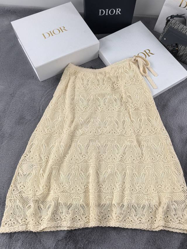 Dior hollow lace skirt Yb1:1 Three sizes in stock
