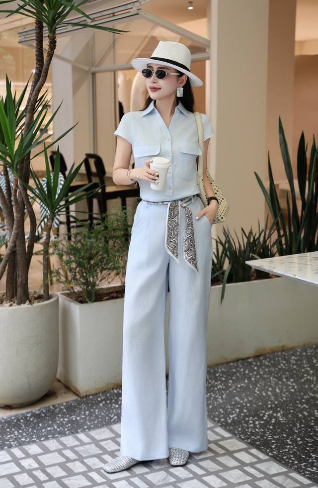 suit New Tencel linen suit, niche minimalist style, no linen, no summer, this li