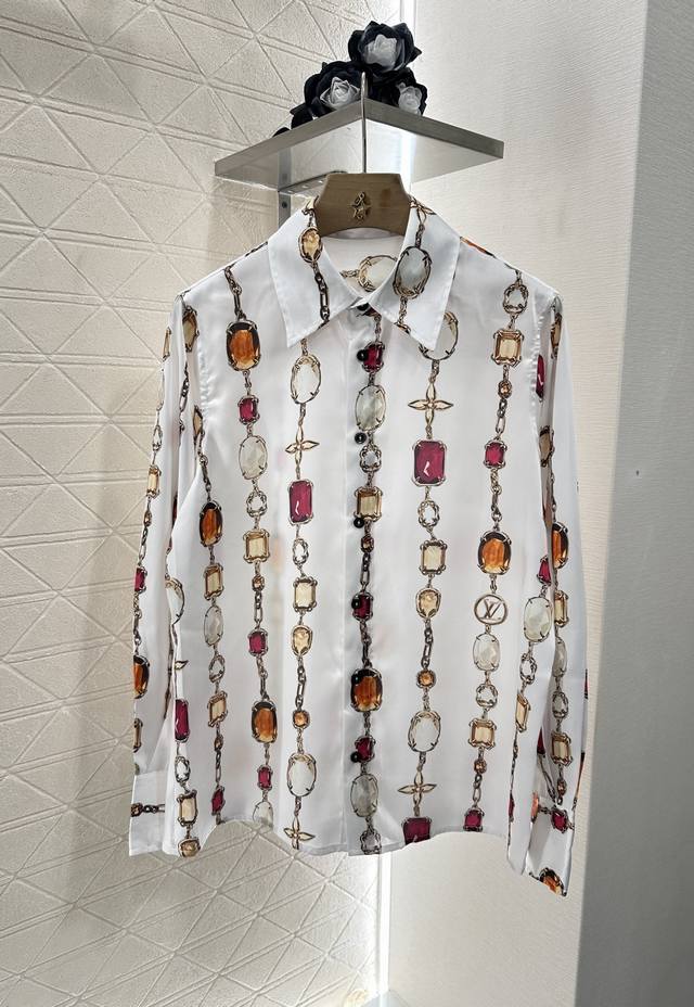 Louis Vuitto*2025 new arrivals printed shirt and trousers set Customized Yb impo