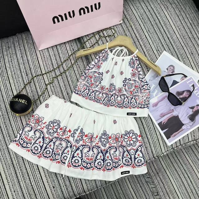 Highly recommend Miumi* 25Ss new spring and summer holiday style temperament bac