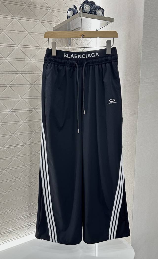 Blabciag*2025 New arrival Drawstring wide-leg trousers Customized Yb imported co