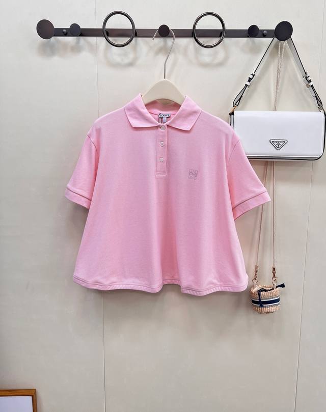 Loewe's new embroidered Logo Polo shirt is made of cotton pique, which is breath