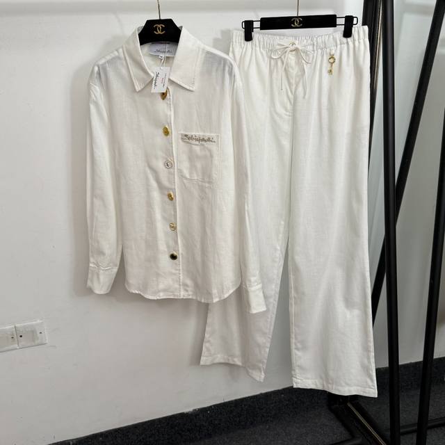 Style No. 20253803 Schiaparelli new linen suit, customized with various patterns