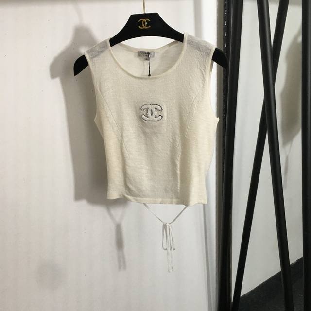 Style No. 20253806 Chane* new flocked embroidered logo back tie waist slim fit k