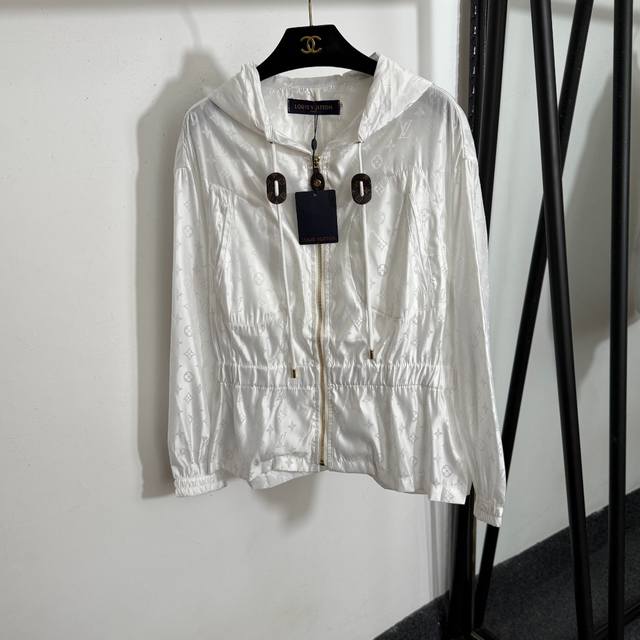 Style No. 20253788 Lv* New style monogram jacquard elastic waist long sleeve hoo