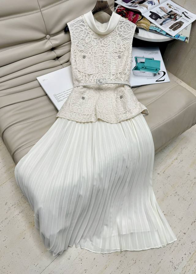 Exclusive 60 new embroidery design sleeveless round neck dress instantly adds te