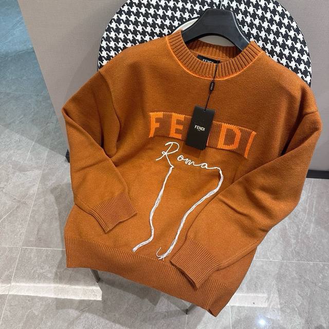 Fendi Top original single with packaging Fen*I latest early autumn series Round