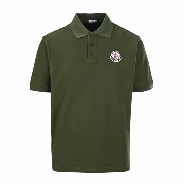 High version Moncler Mc four-color small logo short-sleeved Polo shirt Using ori