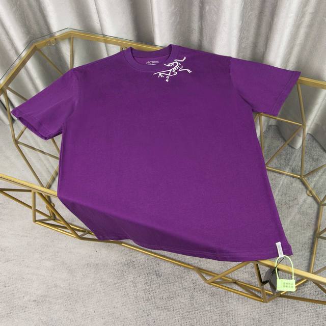 Ayc Teryx Arc'teryx 2025Fw short-sleeved T-shirt with bird letters on the front