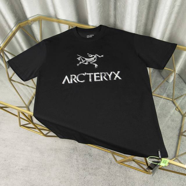 Ayc Teryx Arc'teryx 2025Fw short-sleeved T-shirt with bird letter logo on the fr