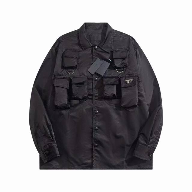Prad* 24Ss work nylon jacket made from iconic innovative recycled nylon Re-Nylon