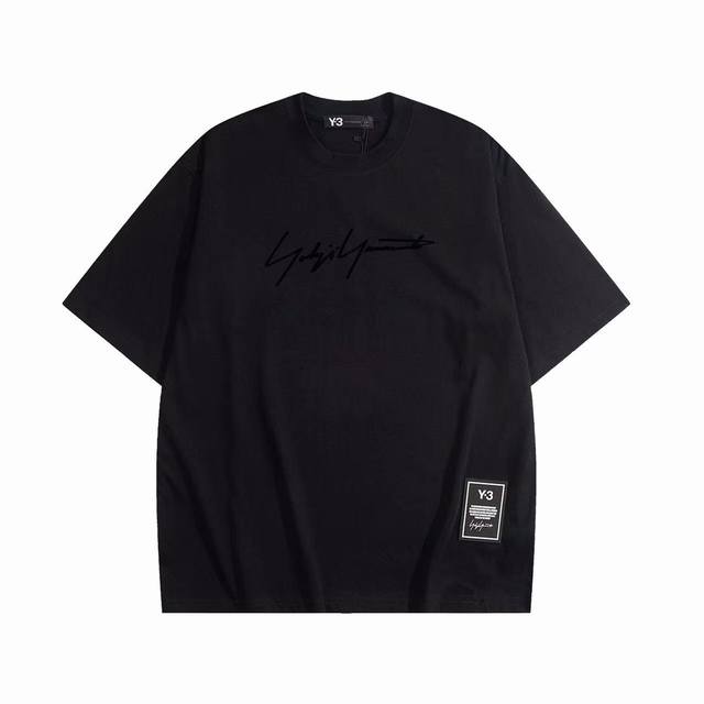 Y3 new spring T-shirt, classic logo printing on the chest, loose version, unisex