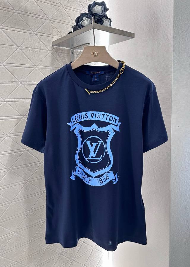Louis Vuitto*2025 new arrivals printed chain custom Yb imported cotton poplin ma