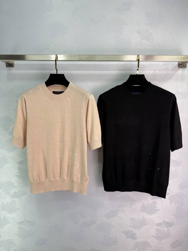 Louis Vui*Ton 2025 Spring and Summer latest collection! Letter logo knitted shor