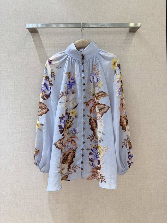 Zimmerman*N New Product Recommendation... Blue colorful floral pattern, small hi