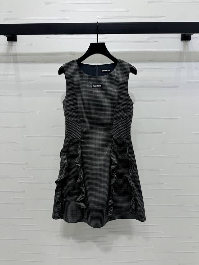 New original high-end quality Miumi*2025 spring and summer latest series! Plaid